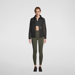 Sheer Zip up Jacket Strong ID Zumba Small Black